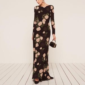 NWT Reformation Floral Rome Gown